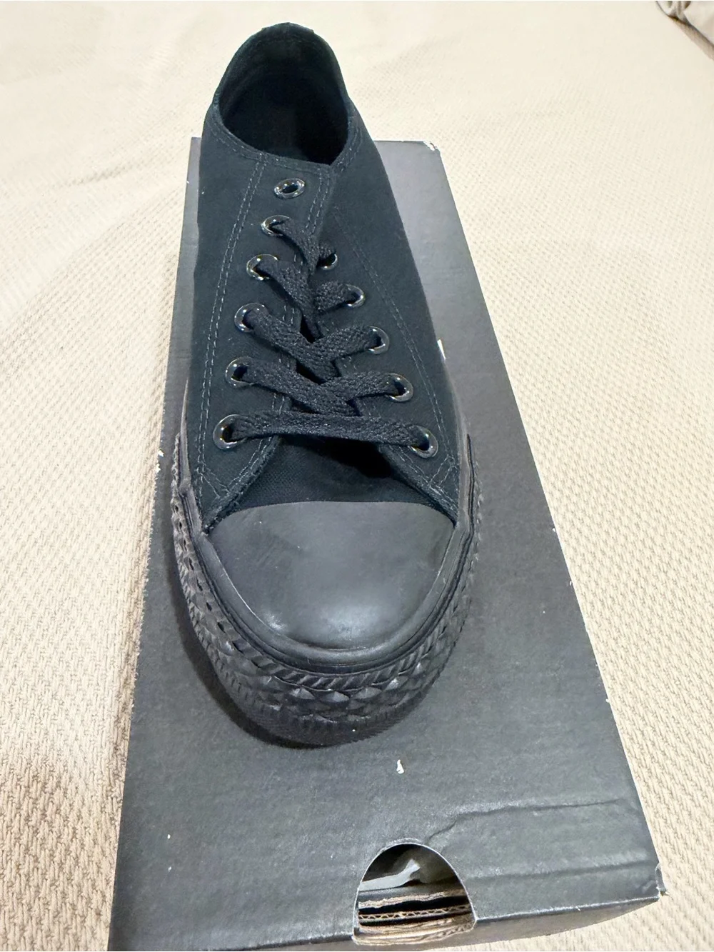 Converse Black Monochrome C Taylor Ox Sneakers - Picture 2 of 3